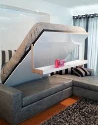 Wall Bed With Sofa Headrest