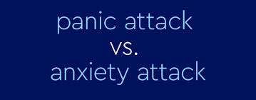 panic vs anxiety