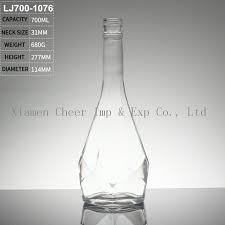 China 700ml Diamond Shape Glass Spirit