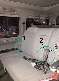 Rear Seat Mechanism Plastic Cover Set