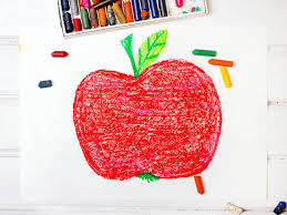 how to draw an apple 5 easy steps of