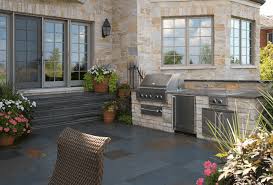 An Outdoor Kitchen Island In Glenview