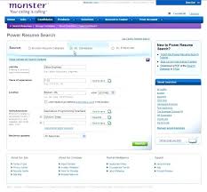 Sample Resume Templates Monster Com Power Resume Search 29552