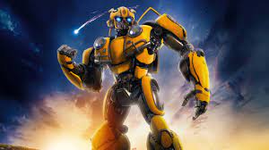Download wallpaper Bumblebee, Transformer, Is, Lights, Eyes, Bumblebee,  Yellow, Bumblebee, section films in resolution 5120x2880