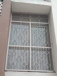 Paint Coated White Iron Window Grill