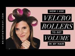 use velcro rollers lots of volume