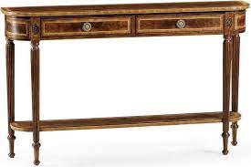 Console Table Jonathan Charles Buckingham Late Regency Shaped Undertier Fluted