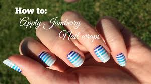 how to apply jamberry nail wraps you