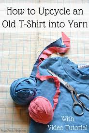 diy how to make yarn from an old t shirts