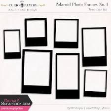 polaroid photo frame templates by