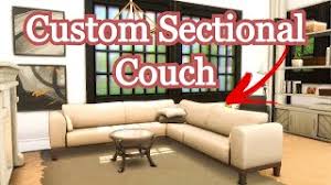 comfortable sectional couch sims 4