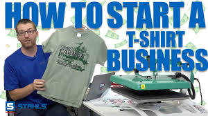 Step by step over the shoulder instructions. How To Start A T Shirt Business At Home Key Things To Know Youtube