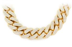 22mm miami cuban link diamond necklace