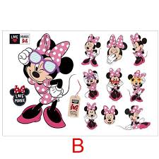 Cartoon Cute Mickey Minnie Mouse