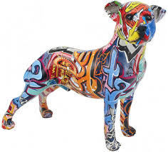 graffiti art staffordshire bull terrier