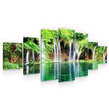 Huge Canvas Wall Art Waterfall In The