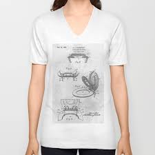 Toilet Seat Cover V Neck T Shirt By