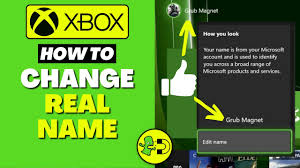 xbox how to change real name xbox one