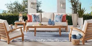 Pleasant Bay Teak 4 Pc Outdoor Seating