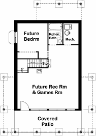 Contemporary House Plan With Walk Out