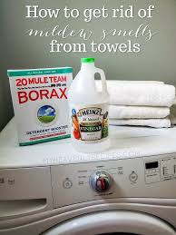 mildew smells from towels clothes