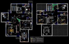 House Electrical Plan Cad Drawing Free