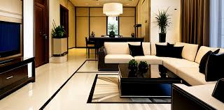 floor tiles design for living room with