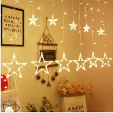 Hot Led String Lights Pentagram Star Curtain Light Fairy