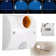 Automatic E27 Pir Infrared Motion Sensor Led Light Lamp Holder Detector Switch