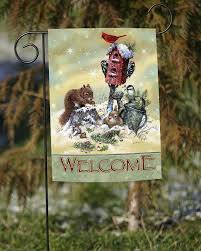 Toland Welcome Winter Critters 12x18