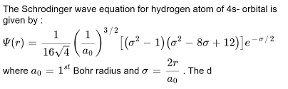the schrodinger wave equation for