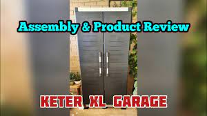 review keter xl garage you