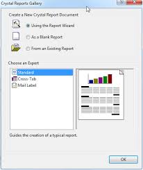 crystal reports basic web page with