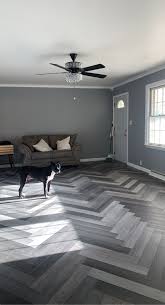 gray herringbone flooring luxurious