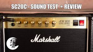 marshall sc20c jcm800 reissue sound