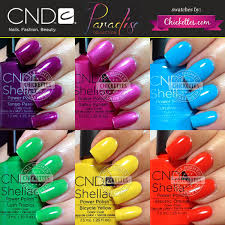 Cnd Shellac Chickettes Soak Off Gel Polish Swatches Nail