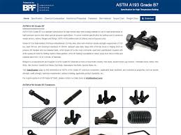 Bolting Material Chart Boltport Fasteners Llp