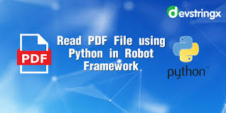 how to read pdf file in python using