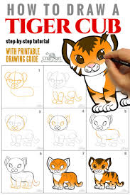 Learn how to draw a tiger face easy step by step speed drawing. How To Create A Nice Drawing Of A Tiger For Beginners Craft Mart