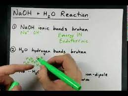 naoh h2o reaction you
