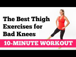 the best thigh exercises for bad knees