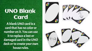 uno blank card rules and ideas
