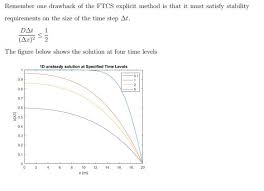 One Dimensional Transient Advection