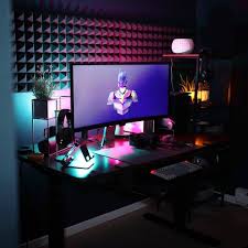 gaming hub with 9 gaming desk decorations
