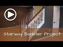 Basement Stairway Banister
