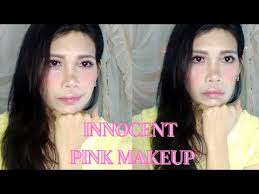 innocent pink makeup you