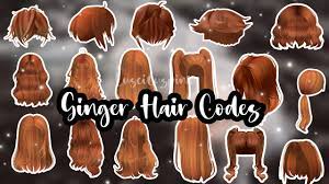 aesthetic ginger hair codes for roblox