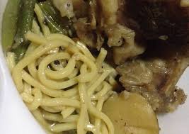 pork tendon bone noodle soup recipe by