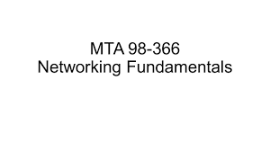 Networking Fundamentals 01 Understanding Local Area Networking