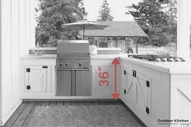 Kitchen countertops are an important part of any kitchen. Outdoor Kitchen Counter What Height And Depth Are The Best